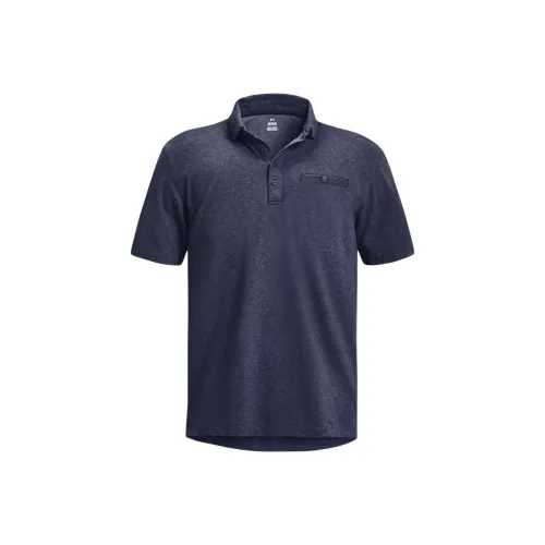 Under Armour Темно-синяя мужская поло