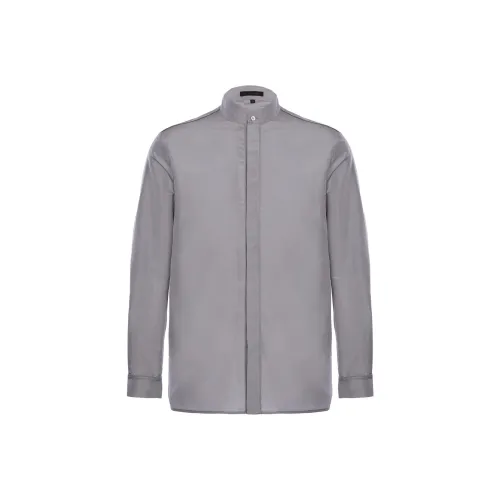 SHIATZY CHEN Серые Мужские Рубашки