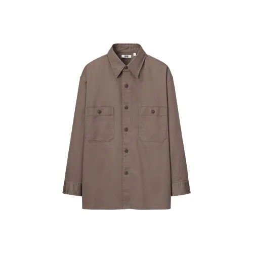 UNIQLO CAMEL Мужские рубашки