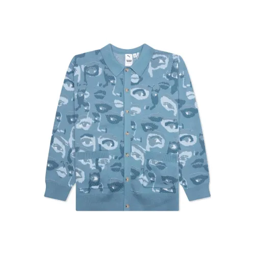 PUMA x KIDSUPER SS24 Рубашка Унисекс Zen Синий