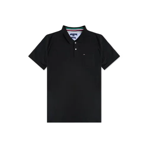 Tommy Hilfiger Мужская черная поло