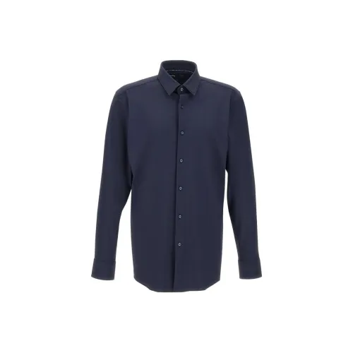 Hugo Boss Рубашка Мужская Морской Синий