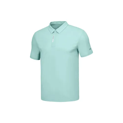 Skechers Поло Мужское Аква Зеленый 02D9