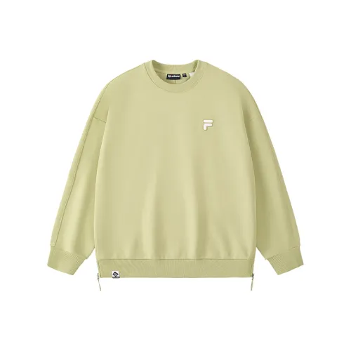 FILA FUSION Толстовка Унисекс Кремовый Фрукт Зеленый