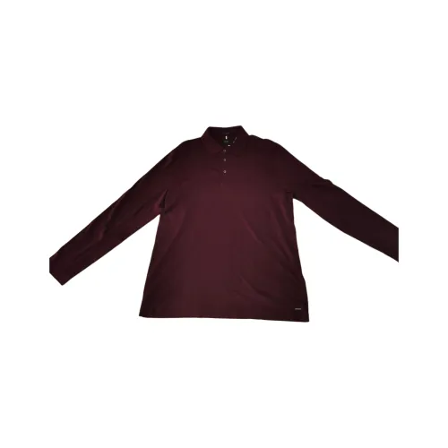 Hugo Boss FW22 Поло Мужское Бордового цвета