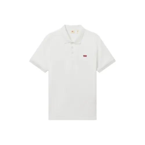 Levis Белая Мужская Поло