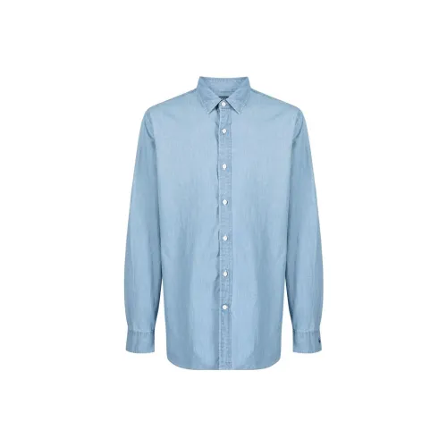 Polo Ralph Lauren Рубашка Мужская Светло-Синяя