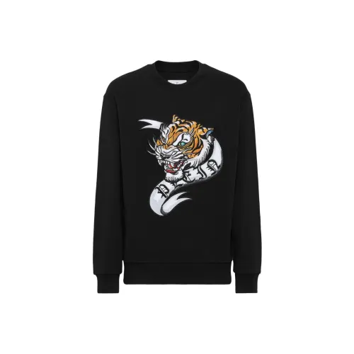 PHILIPP PLEIN Мужские черные свитшоты