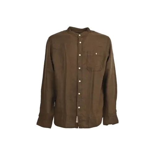 WOOLRICH Коричневый Мужской Рубашки