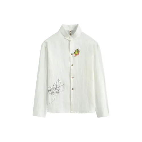 XUANSHENG Белые Мужские Рубашки