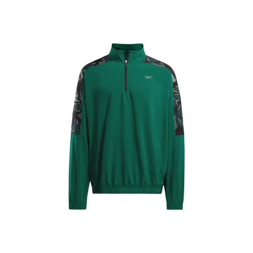 Reebok Свитшот Мужской Лесной Зеленый