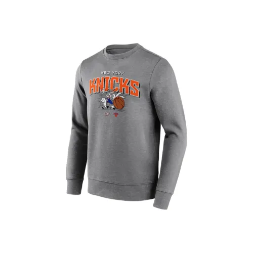 NBA New York Knicks Looney Tunes Bugs Bunny Толстовка Мужская Серый