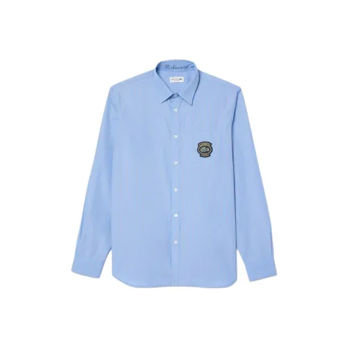 LACOSTE Collaboration Мужские Синие Рубашки