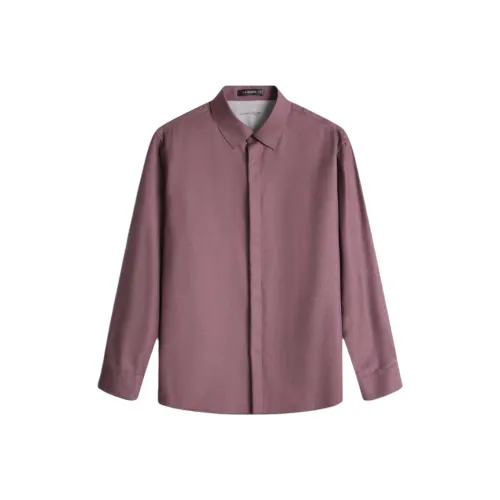 K BOXING Рубашка Мужская Темно-фиолетовая