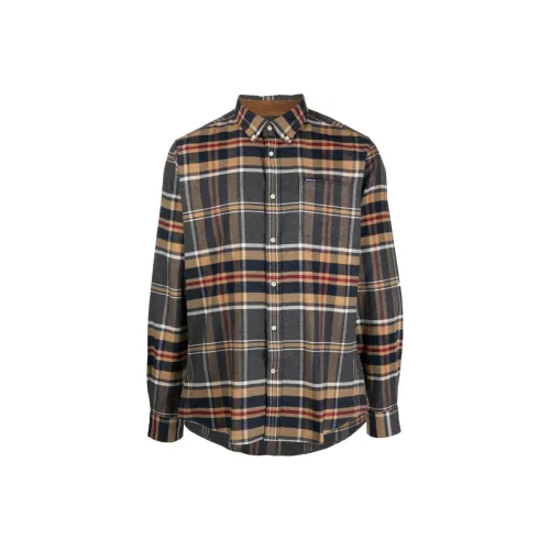 BARBOUR Коричневый Мужская Рубашка