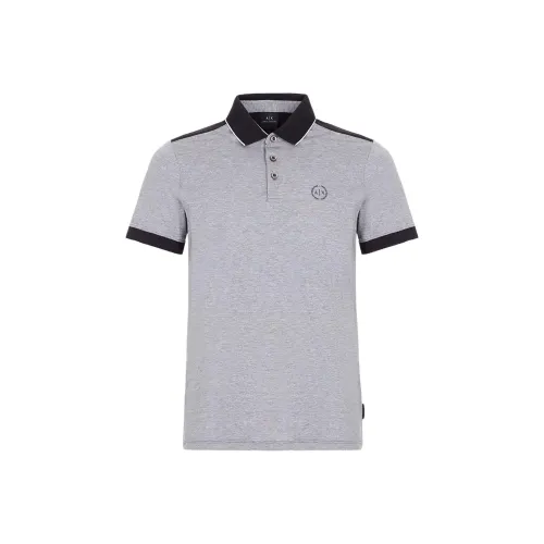 ARMANI EXCHANGEAE FW22 Поло Мужское Черное