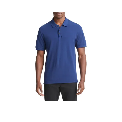 VINCE Синий Мужская Поло