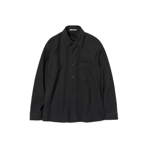 Auralee Ink Black Мужские рубашки