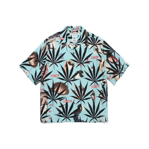 WACKO MARIA X High Times Collaboration Мята Унисекс Рубашки