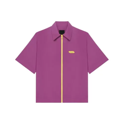 GIVENCHY SS23 Рубашка Мужская Фиолетовая