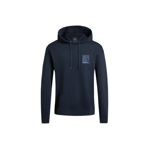 ARMANI EXCHANGEAE FW24 Толстовка Мужской Темно-синий