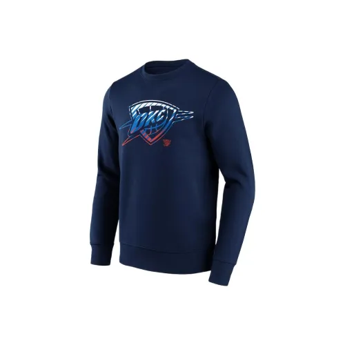 NBA Oklahoma Thunder Team Толстовка Мужская Темно-синяя