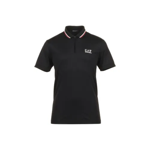 EMPORIO ARMANI EA7 Поло Мужское Черное