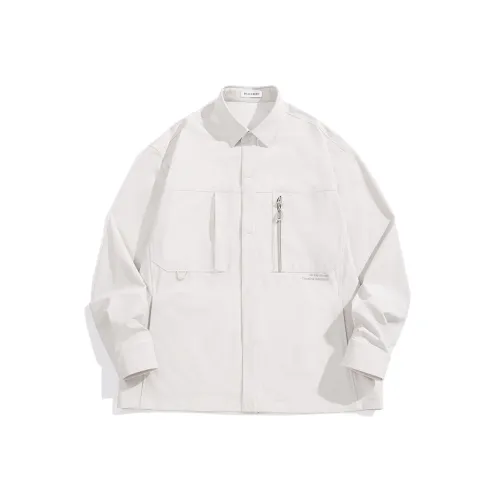 PEACEBIRD MEN Экрю, Партия 1 Мужские Рубашки