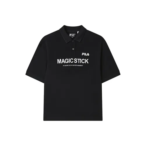 FILA Глубокий Черный Мужская Поло