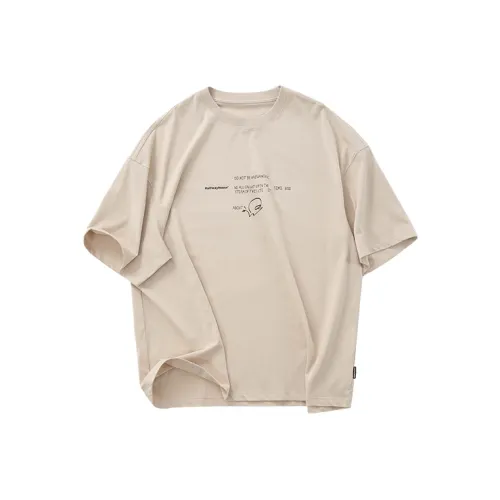 Halfwayhouse Бежевый Мужской T-Рубашки