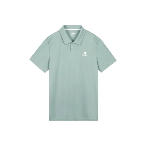 XTEP Variety Тренировки Коллекция Поло Мужской Асфальт Туманно-серый