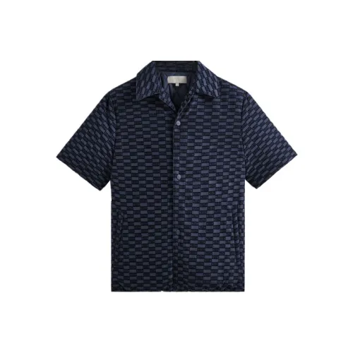 KITH SS24 Spring Delivery II Series Рубашка Мужская Синяя