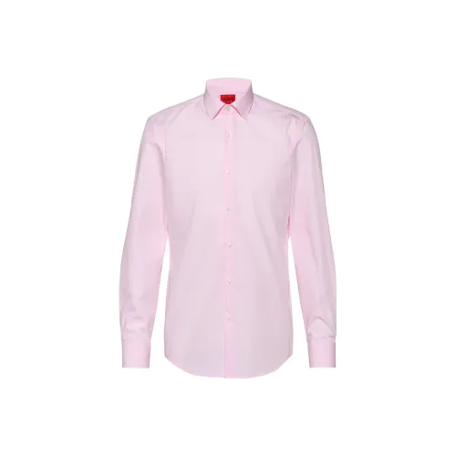 Hugo Boss Розовые Мужские Рубашки