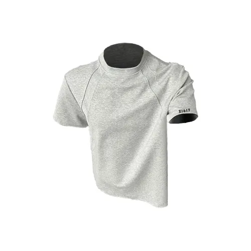 X1617 Серый Унисекс Футболка