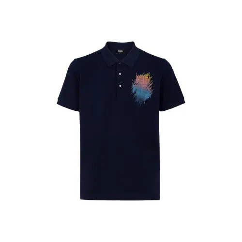 Fendi Синий Мужская Поло