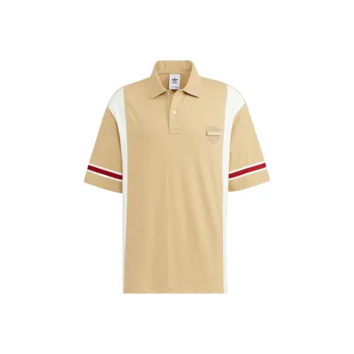 Adidas Originals Поло Мужское Желтое