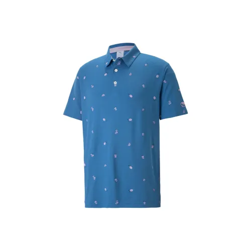 PUMA CLOUDSPUN ARNOLD PALMER CLOUDSPUN Citrus GOLF Поло Мужское Поло Мужское Синий