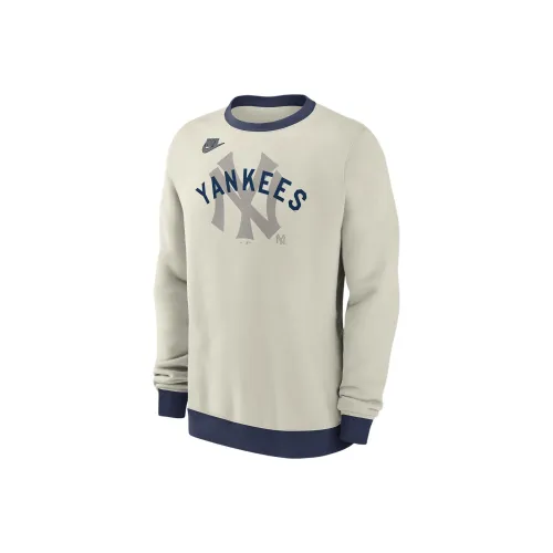 Nike x MLB New York Yankees Cooperstown Свитшот Мужской Кремовый