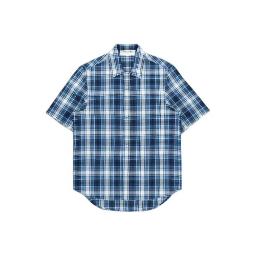 1017 ALYX 9SM Совместная линия SS24 Рубашка Мужская Синяя