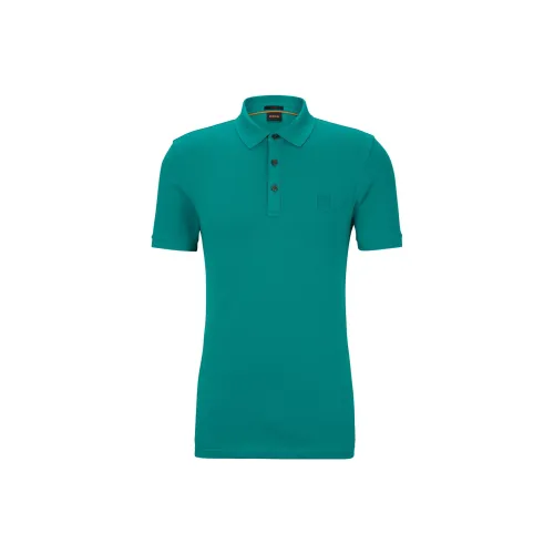 Hugo Boss Зеленая Мужская Поло