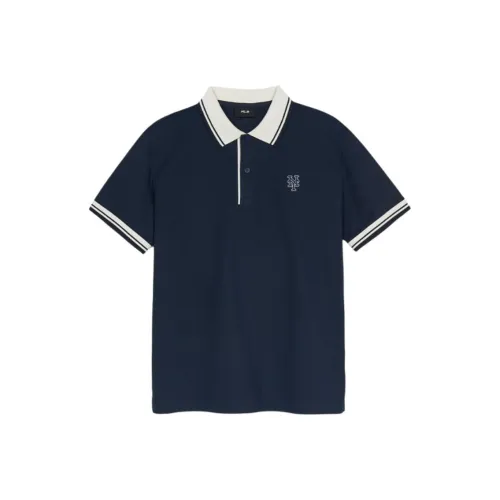 Mlb Base Logo Polo Unisex Морской Синий
