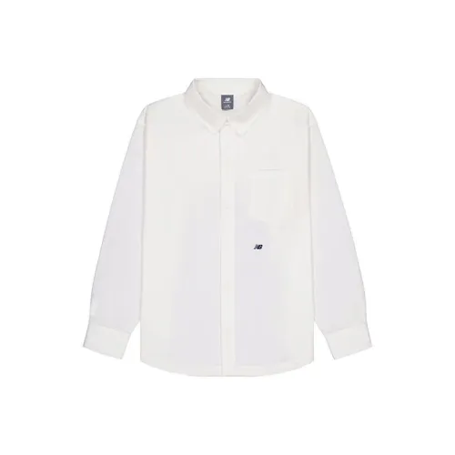 New Balance совместная линия Белые Мужские Рубашки