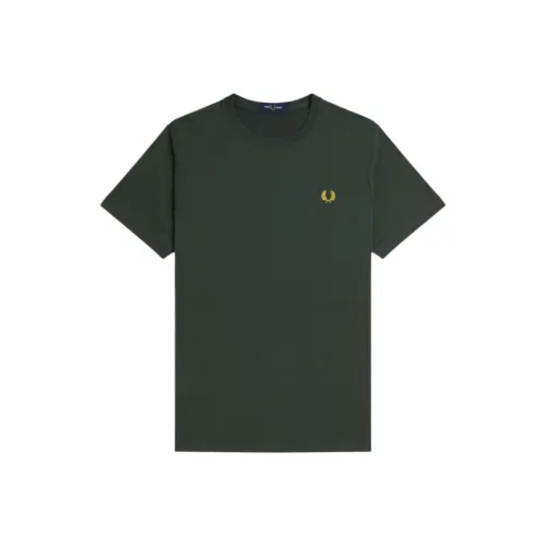 FRED PERRY Рубашка Мужская Корт Зеленый