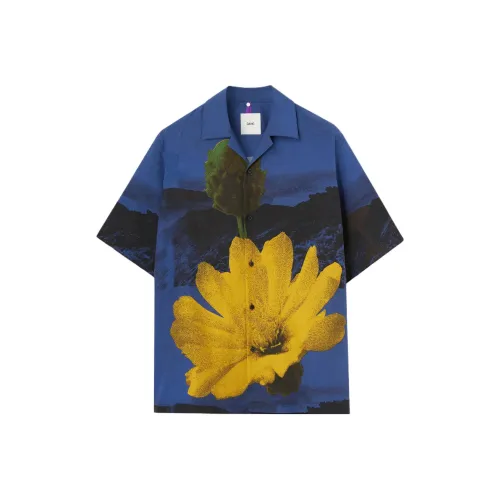 OAMC Blue Men's Shirts OAMC Синий Мужские Рубашки