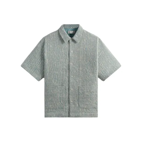 KITH SS24 Spring Delivery II Series Рубашка Мужская Глазурь Цвет