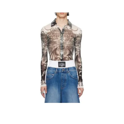 Jean Paul Gaultier Рубашка Мужская Черная