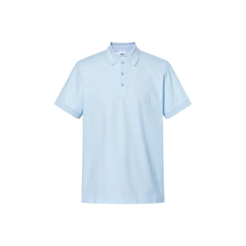 Burberry SS23 Поло Мужское Светло-Синий