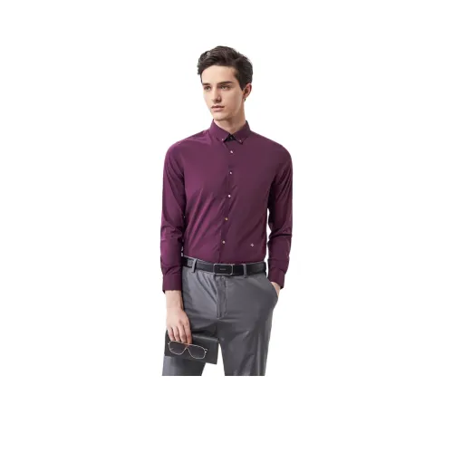 DIKENI Индийский Красный Мужские Рубашки