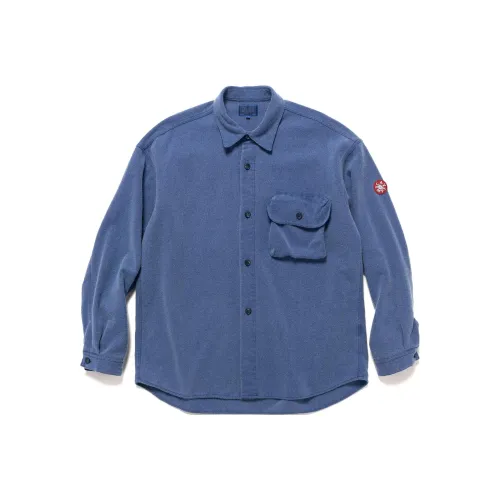 Cav Empt Морской Синий Мужские Рубашки
