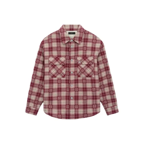 AMIRI Early Spring Collection SS25 Рубашка Мужская Темно-Красная